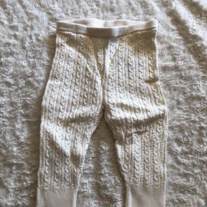 Gap cream color winter leggings